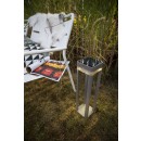 Lutec 6908002337 LED Außen Solarleuchte Table Cube 1x1W | 3000K | IP44 - tragbar