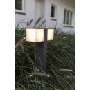 Lutec 7193801118 LED rotierenden Außenstehleuchte Cuba 1x23W | 3000K | IP54 - 2x verstellbarer Kopf