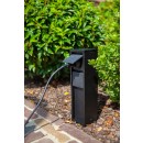 Lutec 9702201012 Außen Steckdosensäule Mains | IP54 - seitliche Erdung