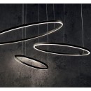 Ideal Lux 229508 LED Kronleuchter Oracle Slim 1x53W | 5200lm | 3000K - schwarz