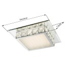 Globo 49355-18 LED Deckenleuchte Margo 1x18W | 4000K