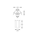 Zuma Line 003064-028385 Wandleuchte NIRA E14