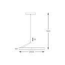 Zuma Line 003064-028417 LED Pendelleuchte MALU integrierte LED-Quelle