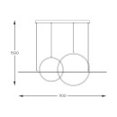Zuma Line 003064-026726 LED Pendelleuchte CHOLET integrierte LED-Quelle