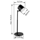 Globo 58454W LED Tischlampe MEEYA  | 6W integrierte LED-Quelle | 300lm | 3000+4000+6500K