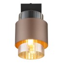 Globo 15560-1C Wandleuchte MILLEY E27 | mit Schalter