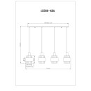 Globo MILLEY 15560-4HA Pendelleuchte E27