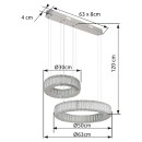 Globo 67162-80 LED Pendelleuchte MUCKY  | 80W integrierte LED-Quelle | 4405lm | 2700-6000K