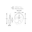 Zuma Line 003064-028407 LED Deckenleuchte FOCUS integrierte LED-Quelle