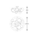 Zuma Line 003064-028396 Deckenleuchte NISYRO G9