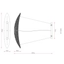 Globo 68524-40 LED Pendelleuchte KRISTALLA  | 40W integrierte LED-Quelle | 3400lm | 2700-6000K