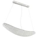 Globo 68524-40 LED Pendelleuchte KRISTALLA  | 40W integrierte LED-Quelle | 3400lm | 2700-6000K