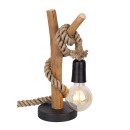 Globo 52060146X Tischlampe NERIDA E27 | mit Schalter