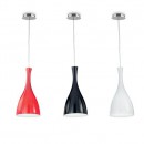 Ideal Lux 013251 Pendelleuchte 1x60W Rosso Olpia | E27 - rot