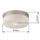 Globo 48401 Deckenleuchte Opal 1x60W | E27 - Nickel matt, opal