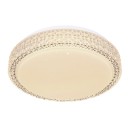 Globo 41749-12 LED Deckenleuchte Ovi 1x12W | 890lm | 2700-4200-6500K - funkelnder Effekt, dimmbar, weiß, opal