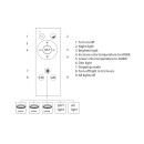 Italux PLF-3232-WH LED Deckenleuchte Martis | 50W integrierte LED-Quelle | 4900lm | 3000-6000K | weiß