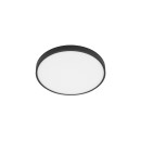 Italux PLF-75689-BK-3K LED Deckenleuchte Riberio | 30W integrierte LED-Quelle | 3000K