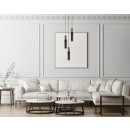 Italux PND-14290-3-BRO-BK Pendelleuchte Isidora GU10