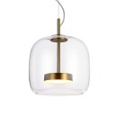 Italux PND-17760A-BRSS-CL LED Pendelleuchte Caste | 10W LED | 850lm | 3000K