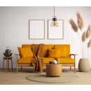 ITALUX PND-22371-1-BK+AMB Darlena 1xE27 D220mm schwarz, amber
