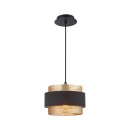 Italux PND-27467-1-BK-GD Pendelleuchte Bans E27