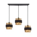 Italux PND-27467-3-BK-GD Pendelleuchte Bans E27