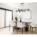 Italux PND-30843-8 BK+SG Borgo E27