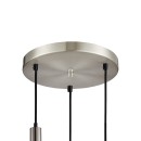 Italux PND-31981-3S-SC-WH Pendelleuchte Penzi | 40W E27 | silber