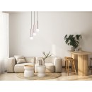 Italux PND-33574-3-CF Pendelleuchte Filano | 5W G9 | braun | opal