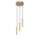 Italux PND-33574-3-GD Pendelleuchte Filano | 5W G9 | gold | opal