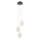 Italux PND-34375-3-BK LED Pendelleuchte Alani | 15W LED | 1170lm | 3000K