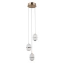 Italux PND-34375-3-HBR LED Pendelleuchte Alani | 15W LED | 1170lm | 3000K