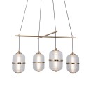 Italux PND-34375-4-BK LED Pendelleuchte Alani | 24W LED | 1931lm | 3000K
