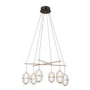 Italux PND-34375-6-BK LED Pendelleuchte Alani | 32W LED | 2496lm | 3000K