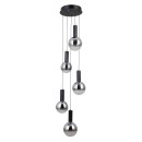 Italux PND-34378-5S-BK LED Pendelleuchte Strela | 25W LED | 1450lm | 3000K
