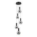 Italux PND-34378-5S-BK LED Pendelleuchte Strela | 25W LED | 1450lm | 3000K