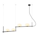 Italux PND-357784-BK+W Pendelleuchte Kernio | 4x25W G9