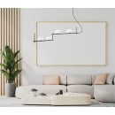 Italux PND-357784-BK+W Pendelleuchte Kernio | 4x25W G9