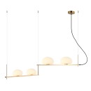 Italux PND-357784-BRO+W Pendelleuchte Kernio | 4x25W G9