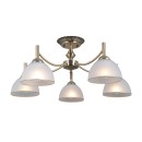 Italux PND-40653-5-ABR-WH Deckenleuchte Fener | 40W E27 | messing | opal