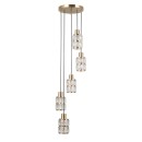 Italux PND-40668-5-HBR Pendelleuchte Alma E27
