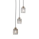 Italux PND-40813-3R-HBR Pendelleuchte Torno E14