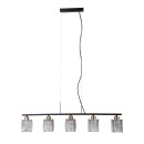 Italux PND-40814-5-BK-HBR Pendelleuchte Simona E14