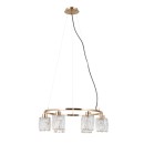 Italux PND-40814-6-HBR Pendelleuchte Simona E14