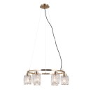 Italux PND-40814-6-HBR Pendelleuchte Simona E14