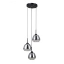 Italux PND-40824-3-BK Pendelleuchte Felis E27