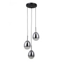 Italux PND-40825-3-BK Pendelleuchte Meolo E14