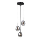 Italux PND-40825-3-BK Pendelleuchte Meolo E14