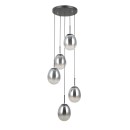 Italux PND-40825-5-BK Pendelleuchte Meolo E14